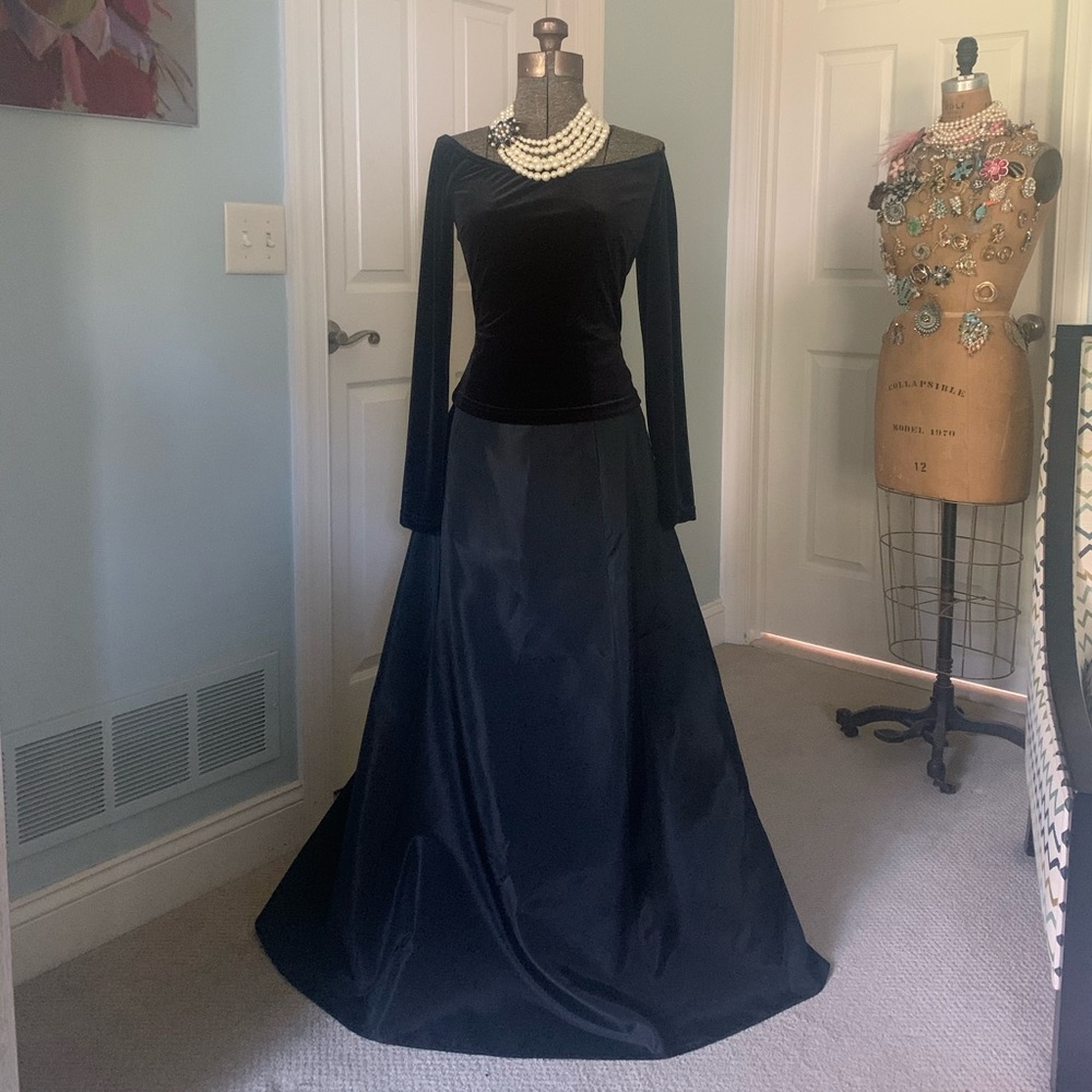 Vintage Jessica McClintock Two-Piece Dress